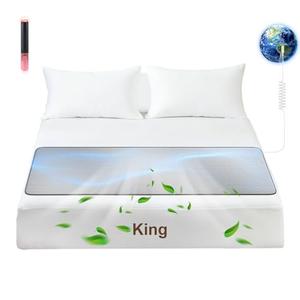 XKETA Graphene Grounding Mat for King Bed: Indoor Earth Therapy for Better Sleep & Energy Boost – Conductive Sleep Pad with Grounded Benefits – Wellness Gift Kit for Women