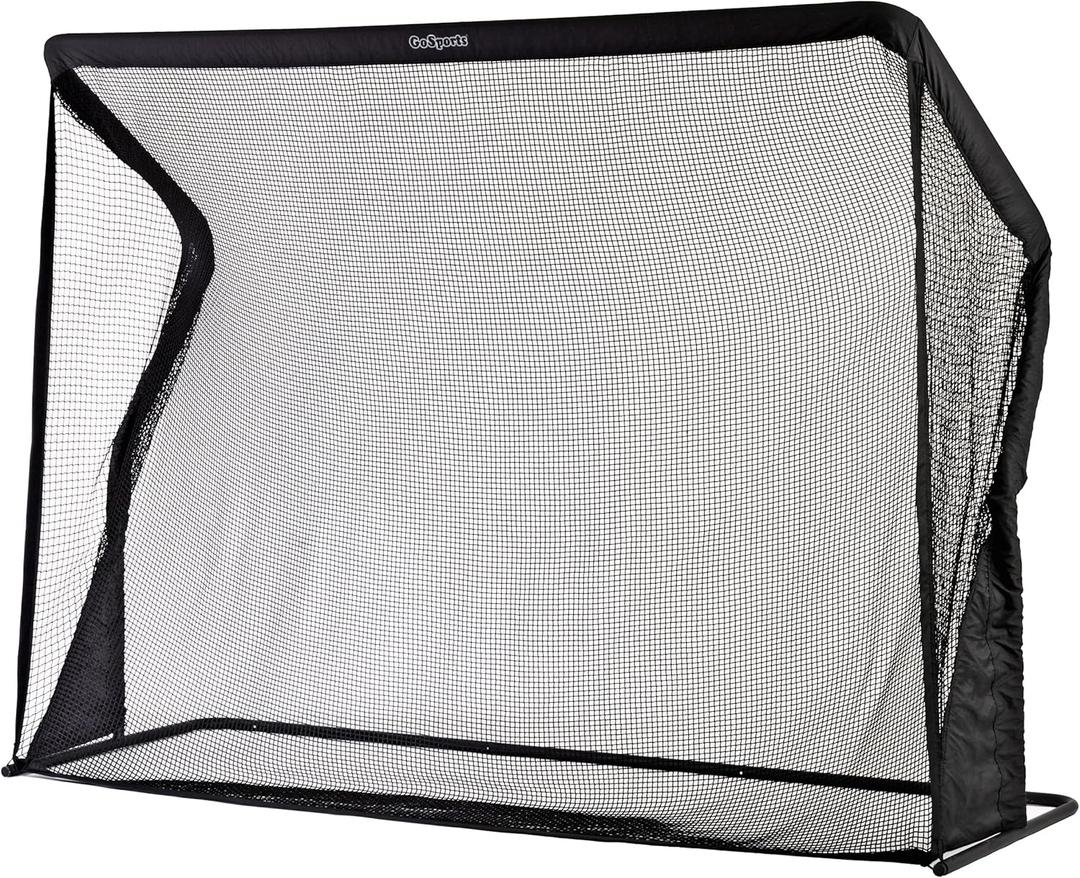 GoSports Elite Golf Practice Hitting Net with Steel Frame - Indoor and Outdoor Use - Portable Golf Net - Durable Netting - 10' Size