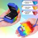 YouKnow Silicone Case for Bitzee Disney Interactive Toy Digital Pet and Case, Protective Skin Sleeve for Bitzee Virtual Electronic Pets Accessories (Case Only) (Colorful)