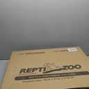 REPTI ZOO 34 Gallon PVC Reptile Terrarium, 24x18x18 Leopard Gecko Tanks with Glass Sliding Door & Top Screen Ventilation, Reptile Enclosure for Bearded Dragon Hermit Crab