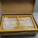 Fomcet 8FT x 8FT Backdrop Stand Heavy Duty with Base, Gold Portable Adjustable Pipe and Drape Backdrop Stand Kit, Square Metal Arch Party Frame for Wedding Birthday Parties Banquet Decorations