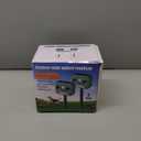 2 Pack 2026 Ultrasonic Animal Repellent Outdoor Cat Repellent Devices Solar Animal Repeller Motion Activated Deterrent to Scare Deer Squirrel Rabbit Raccoon Skunk for Yard Lawn Outdoor