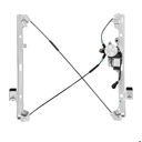 Front Driver Side Power Window Regulator with Motor (2 Pins) Fit for 2001-2006 Chevrolet Silverado 1500 3500, Avalanche Suburban GMC Sierra 1500 2500 3500 Yukon XL Cadillac Escalade, 741-644