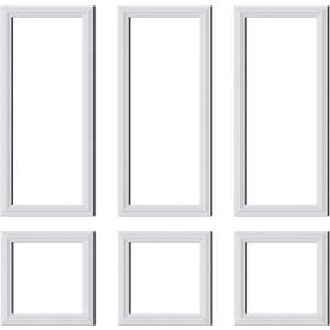 Panels Peel and Stick Premade Wainscoting Accent Wall Panels for Interior Wall Decor Easy DIY Build and Batten Chair Rail & Picture Frame Door Decor