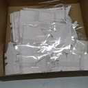 Epakh 8 Pcs Christmas Paper Star Lantern 3D Large Christmas Paper Snowflake Lanterns White Hanging Lamp Ornaments for Xmas Tree New Year Holiday Party Decorations