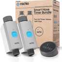 Rachio Smart Hose Timer (2 Valves + 1 WiFi Hub) App-Controlled Outdoor Faucet Timer, Quick Install & Scheduling, Expandable System