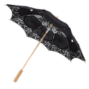 Toyvian Bridal Wedding Lace Parasol: 25.35 Inches White Lace Umbrella Women Vintage Umbrellas Handmade Boho Parasol