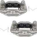 Autoround 193275 193274 Front Brake Caliper Assembly with Bracket fit for Toyota Tundra 2007-2016/ Sequoia 2008-2016, Both Driver Passenger Side