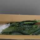 45" Artificial Ferns for Outdoors,2 Boston Fake Ferns with 55 Pronds, UV Resistant & Realistic Faux Ferns for Outdoor Planter Large, Indoor, Front Porch Decor Garden Yard Patio Decor
