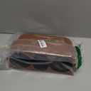 Car Cup Holder, Auto Front Seat Organizer, Multifunctional Cup Drink Holders with PU Leather Cover, Gap Filler Storage Box Coin Console Side Pocket Cell Mobile Phone Holder (Brown)