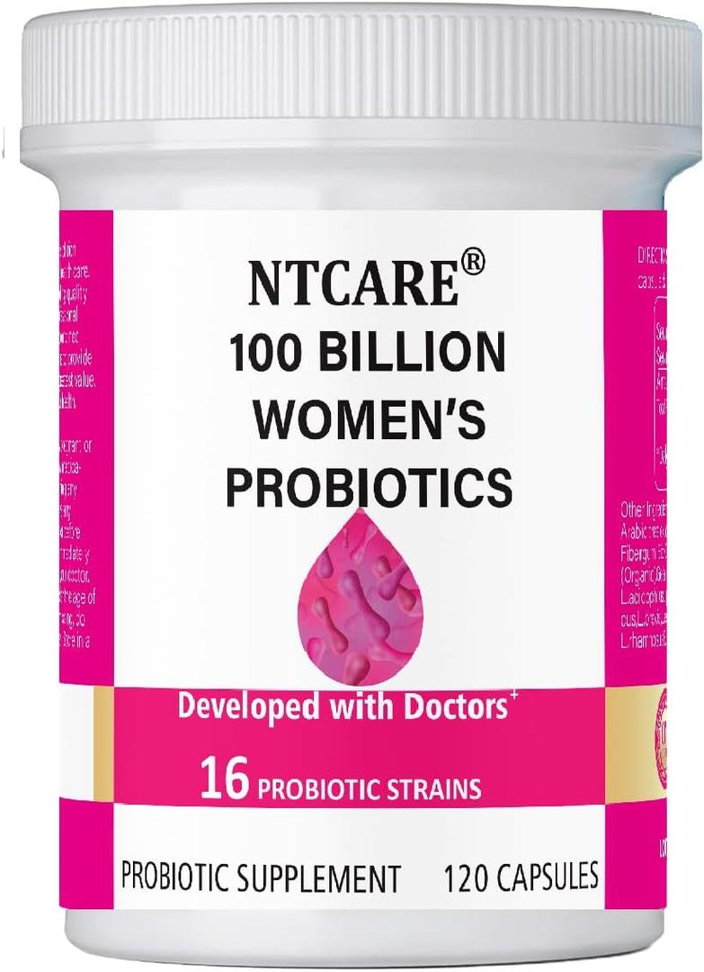 Probiotics for Women - PH Balance, Digestive, UT, & Feminine Health - 100 Billion CFU - 6 Unique Strains for Women-120CT