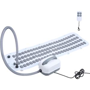Electric Bubble Massage Mat,Bathtub Jets for Tub,Spa Waterproof Anti-Slip Mat, Electric Bathtub Bubble Massage Mat, Electric Air Pump and Adjustable Bubble Setting US