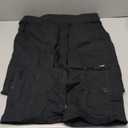 GRAPENT Capri Cargo Pants for Women High Waisted Pull On Elastic Waist Stretch Twill Fold Hem Capris Pants with Pockets XL
