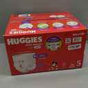 Huggies Size 5 Baby Diapers, Little Movers HuggFit 360 Baby Diapers with 360 Waistband, Size 5 (27+ lbs), 56 Count