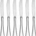 Oneida Flight Stainless Steel 18/10 Dinner Knives (Dinner Knives, Set of 6)