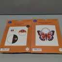 Set Of 2 Fiber Wall Hanging Diy Kit; Paint and Layered Wood Stitch Diy Kit