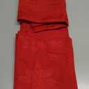 Honellaty Christmas Poinsettia Tablecloth Rectangle, 60 x 84 inch Jacquard Washable Polyester Durable Spillproof Anti-Wrinkle Damask Fabric Table Cover for Christmas or Daily Uses, Red