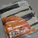 Fall Pumpkin Pillow Cover 18x18 Fall Decor Cushion Cover Autumn Stripe Throw Pillow Cover Thanksgiving Farmhouse Decorative Cushion Cases 18x18 Set of 4 (Dark Tones)