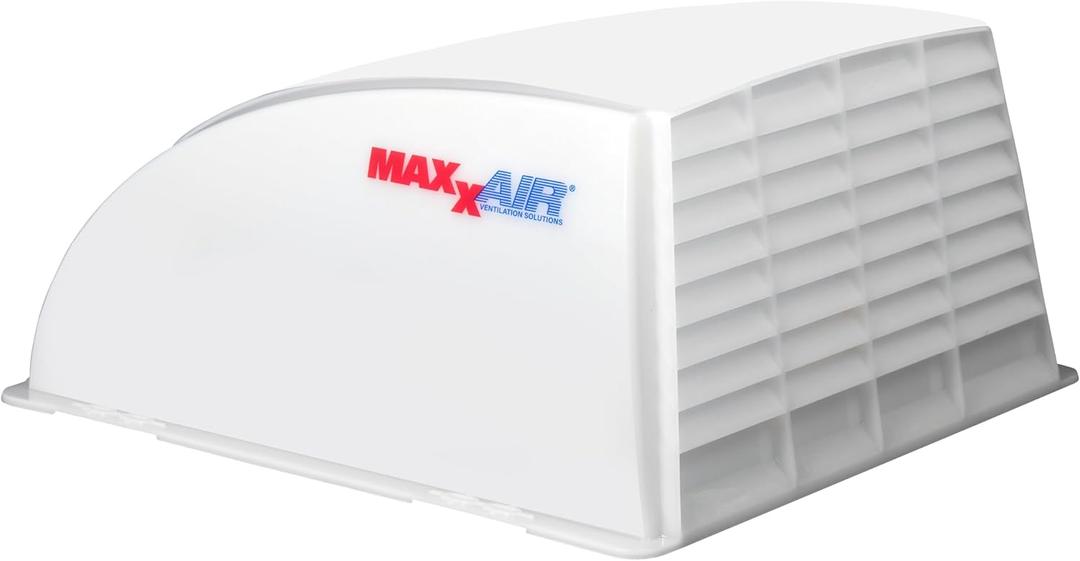 MAXXAIR Maxx I+ Vent Cover for RV Roof Vents - Sleek, Updated Design, Easy Installation, Zero-Leak Protection, Compatible with Many Popular Roof Vents, White (00-933051)