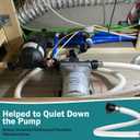 94-591-01 RV Water Pump Silencer Hose Kit 36" Replacement for Shurflo, Fit between the pump and the plumbing system to reduce unwanted rattling and plumbing vibration noises, Compatible with most RV