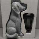 Dog Solar Garden Statues,Resin Dog Figurine Decorations with Solar Lights Lantern, Outdoor Decor Art for Lawn,Yard,Unique Housewarming Gift for Garden Home