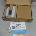 Veise VE027-L Built-in WiFi Smart Lock with Handle, Fingerprint keyless Entry Door Lock Set, App Remote & Voice Control, Electronic Deadbolt for Front Door, Touchscreen Keypad, Auto Lock, Satin Nickel