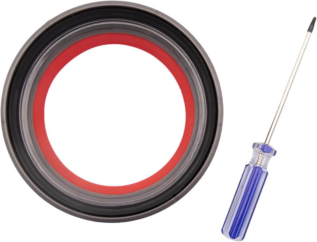 Dust Bin Top Fixed Sealing Ring Replacement for Dyson V10 SV12 Cyclone Vacuum Cleaner, Dirt Cup Bucket Tank Can Sealer Parts Accessories