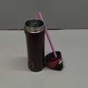 Owala FreeSip Insulated Stainless Steel Water Bottle with Straw, BPAFree Sports Water Bottle, Great for Travel, 24 Oz, Black Cherry