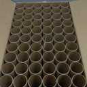 120 Pack 3.3 x 1.6 In Empty Toilet Paper Rolls Round Craft Tubes Bulk, Strong and Pressure-Resistant for DIY, Art, Gift, Brown