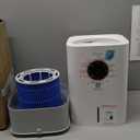 Provirtec Pro Baby Evaporative Humidifier for Bedroom, MistFree & No White Dust, BPA-Free and 16dB Quiet Sleep for kids, 3 Age-Modes, Auto Control, Tap Water Safe, 4L Easy Clean Tank for Nursery