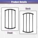 ACROPIX Universal Black Iron 10" Speaker Grill Bar Audio Speaker Subwoofer Grill Grille 10 inch 4 Bar Speaker Grille Bar Woofer Protective Cover with Screws - Pack of 2