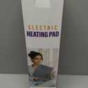 Heating Pad for Back Pain Relief 17"x33" Large, Moist Dry Heat Options, XL Electric Heating Pads, 9 Heat Settings, Machine Washable, Auto-Off, Gifts for Women, Mom, Men (Dark Grey)