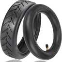 8.5 Inch Scooter Tire, 50/75-6.1 Inner Tube Tire for Gotrax GXL V2 XR Apex XL Rival Hiboy S2 Hover 1 iScooter Electric Scooter Replacement Wheels, 8.5 '' 8 1/2x2 Front Rear Pneumatic Tyre (black inner and ourter tire 1 set)