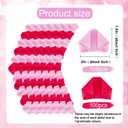 TONIFUL 200Pcs Hotpink & Pink Satin Ribbon Rose Petals