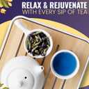 Jasmali Butterfly Pea Flower Tea -1.8 oz Loose Leaf, Herbal, Caffeine Free, Vacuum Sealed, Dried Butterfly Pea Flowers, Gluten Free, Vegan, Sourced from Thailand, Fresh & Aromatic