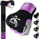 BEAST RAGE Inner Gloves with Hand Wraps Quick Wrap Long 36" Wrist Support MMA Muay Thai Bandages Punching Martial Arts Training Men Women Kickboxing Bandages Under Bag Gloves