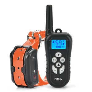 PetSpy M919 Dog Training Shock Collar, 1000 Yards, Medium to Large Dogs, with Vibration, Electric Shock and Beep, Waterproof, Remote Trainer (One Dog)