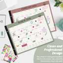 Gannyfer Desk Calendar 2026, Large 2026 Desk Calendar 22" x 17", Now - Dec 2026, 18 Monthly Academic Desktop Calendar with To-Do List and Notes, Plastic Cover, Thick Paper, 2026 Calendar for Planning and Organizing(6 Stickers)