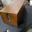 3 Pcs 3 Size Wooden Cable Box Organizer Set with 130 Pcs Cable Management Kit, Desk Cord Hider Cord Holder to Hide Wires Power Strips (Natural Acacia Wood Color)