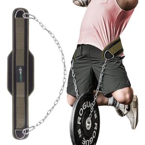 LARA STAR Dip Belt for Weightlifting, Weight Belt for Pull-Ups, Powerlifting, Squats, and Bodybuilding – Heavy-Duty Steel Chain, Neoprene Support, Lifts up to 650 lbs.