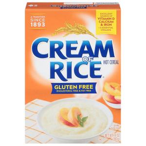 Cream of Rice Gluten Free Hot Cereal, 14 Ounce (Pack of 12), BBD 01/2028