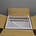 REALINN Under Sink Organizer, Pull Out Cabinet Organizer 2 Tier Slide Out Sink Shelf Cabinet Storage Shelves, Storage for Kitchen Bathroom, White, 2 Pack