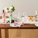 Pretty Jolly Blue Silk Satin Ribbon for Flower Bouquet 4 Rolls 1 Inch x 5Yd Handmade Frayed Fabric Ribbons for Gift Wrapping,Crafts,Baby Shower,Wedding Invitations,Hair Bows and Holiday Decor