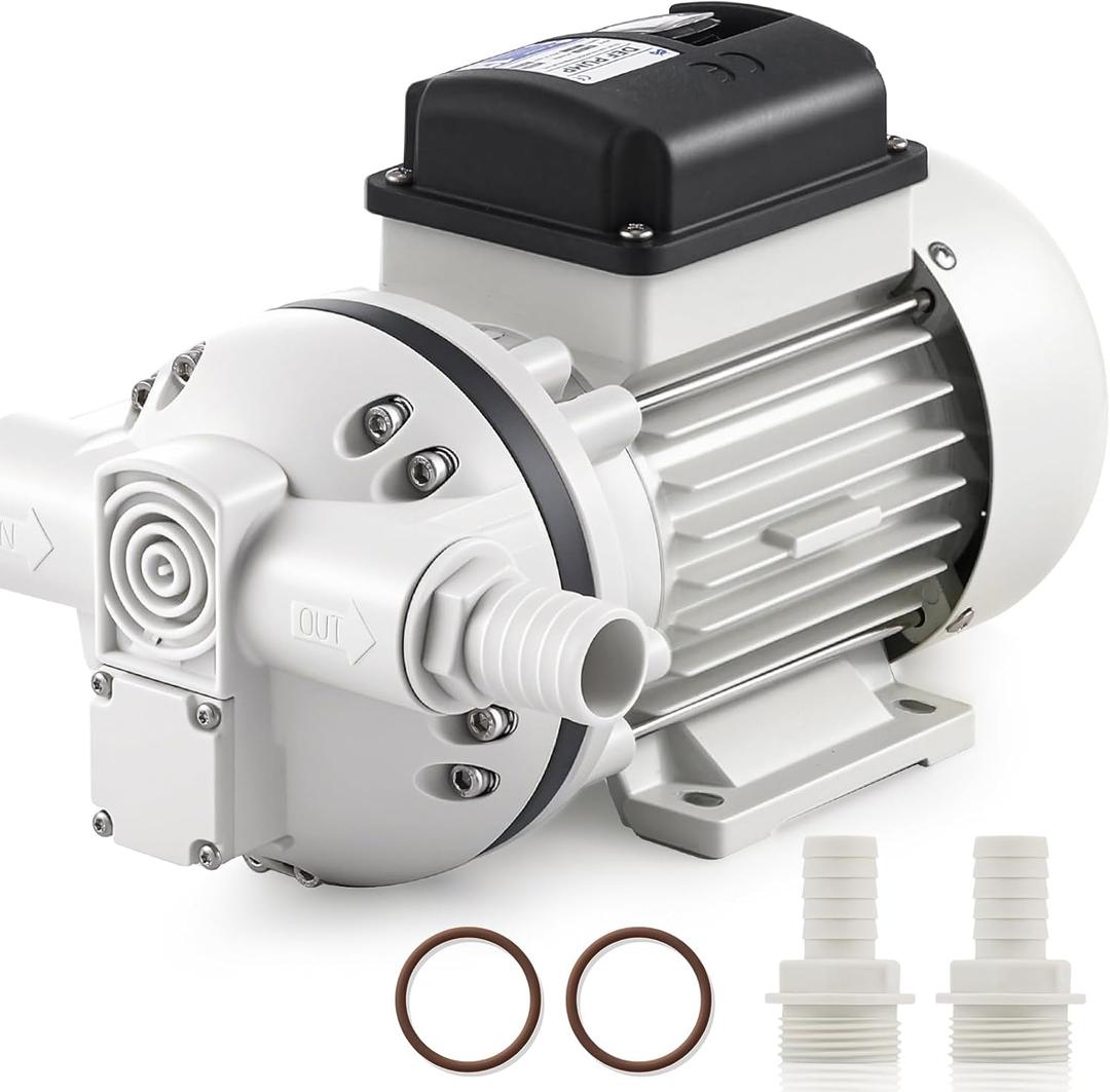 Mxmoonant DEF Transfer Pump, 13.2GPM Diesel Exhaust Fluid Diaphragm Self Priming Electric Water Pump for DEF, Water, Urea, Diesel (110V US Plug)