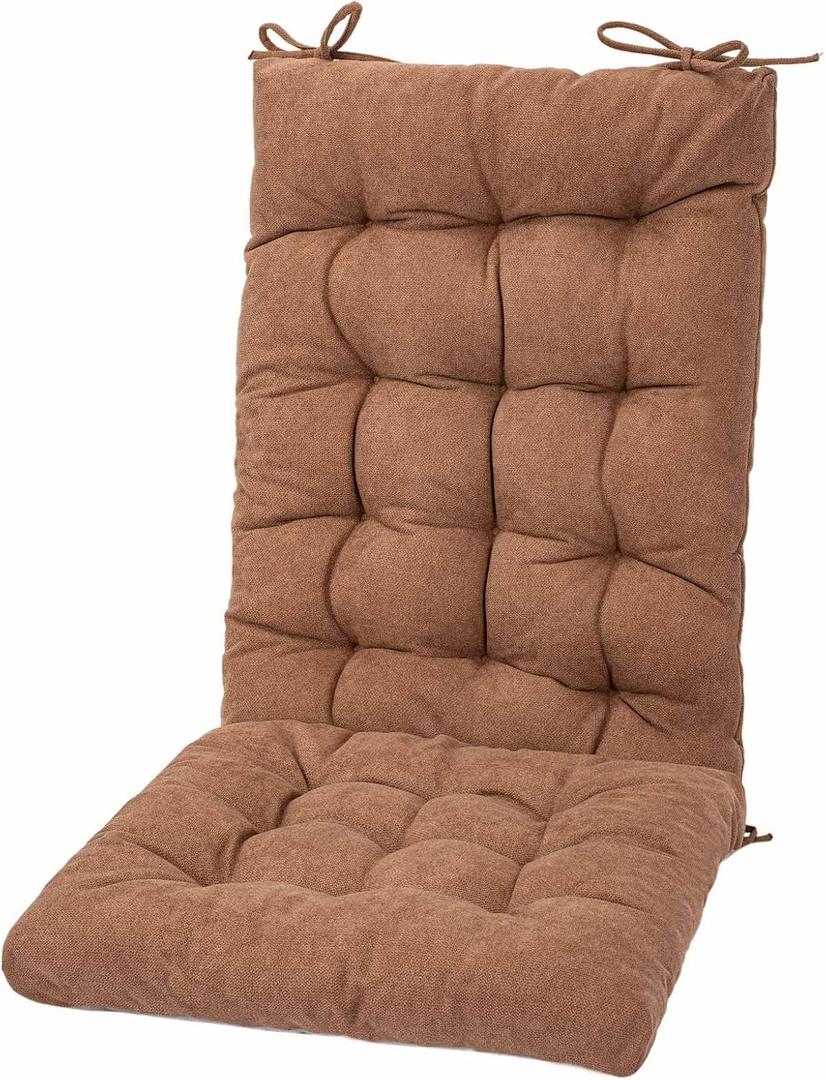 POMIU Rocking Chair Cushion Chair Cushions Chair Pad Chair Pads Sets Indoor Back Seat Cushion Office Chair Desk Chair Dining Chairs Home Kitchen Chair Room (Coffee)