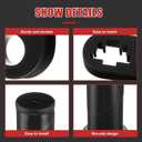 4 pcs Jack Handle Grip Rubber Jack Handle Keeper Handle Bar Protector Neoprene Jack Cover and Base Stand, Compatible with Hi Lift Jack Accessories