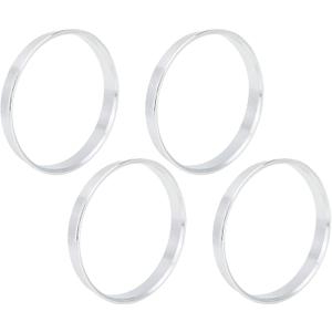 X AUTOHAUX 4pcs 72.6 to 70.1 mm Aluminium Alloy Car Hub Centric Rings Wheel Bore Spacer