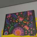 Chengu 100 Pcs Mexican Cinco De Mayo Placemats Fiesta Disposable Paper Placemats 14 x 10 Inch Dia De Los Muertos Decoration Floral Table Mats for Dining Table Mexican Party Supplies