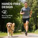 Thalirem Hands Free Dog Leash for Running Walking Jogging, Reflective Adjustable Waist Leash for Small Medium Large Dogs