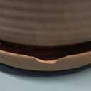 7" Unglazed Terracotta Planter with Drainage Hole & Saucer, Modern Minimalist Plant Pot for Home & Garden
